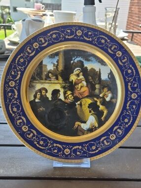 HENRICH VOGTHERR der Elter 🇧🇪 German Vint/Antique Ceramic ART COLLECTORS PLATE